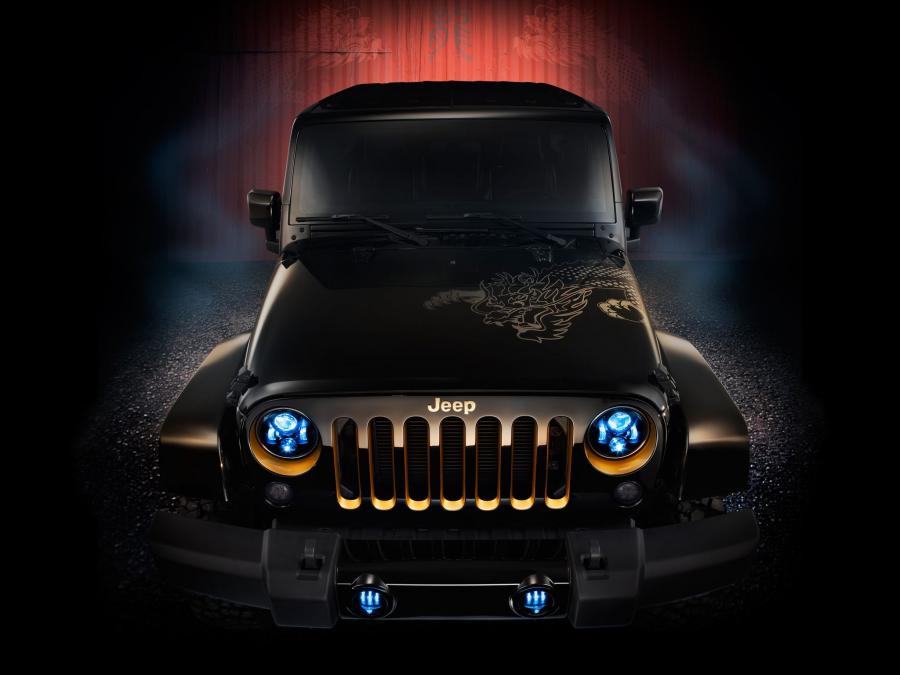  Jeep Wrangler Dragon Design Concept 2012 года  (фото 13 из 29)